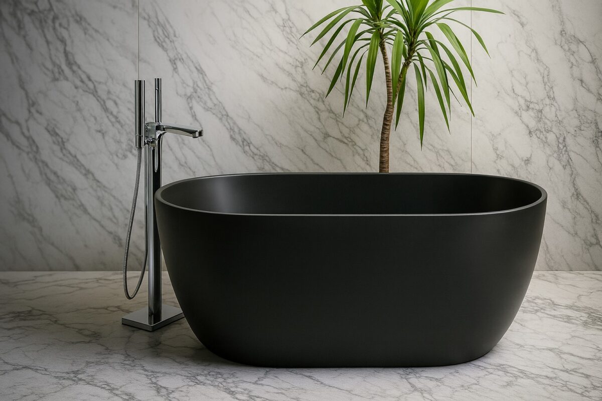 Czarna wanna Pruszków