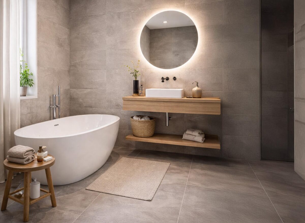 Szare płytki łazienkowe sklep Warszawa